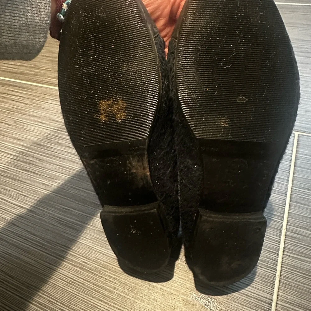 CHANEL Interlocking CC Logo Tweed Ballet Flats - Picture 6 of 8